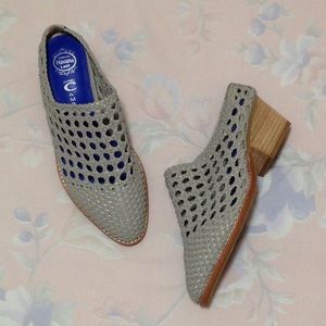 Handmade Havana Last Jeffrey Campbell Gray Weave Shoes